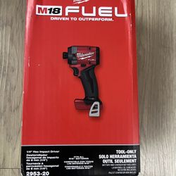 Milwaukee M18 FUEL 18V Lithium-Ion Brushless Cordless 1/4 in. Hex Impact Driver (Tool-Only)