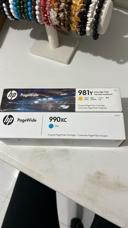 2 HP PageWide Extra High Yield Original Ink Cartridge (yellow and cyan)