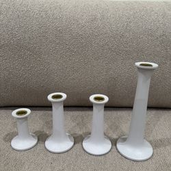 Hawkins New York Simple Candle Holder In Grey Set Of 4 