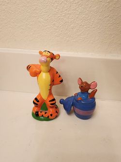 Disney Tigger And Roo Salt And Pepper Shakers