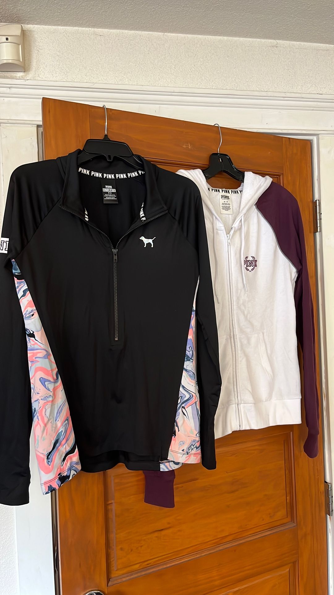 2 PINK Jackets Medium $15