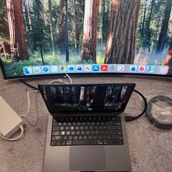 2 Monitor.   LG UltraWide 34” Curved Monitor QHD – Modelo 34CB99-W