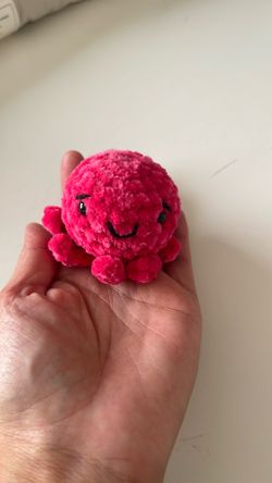 Crochet baby octopus