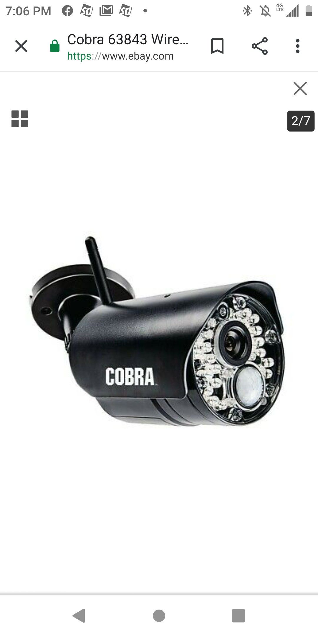 Cobra Wireless Security Camera