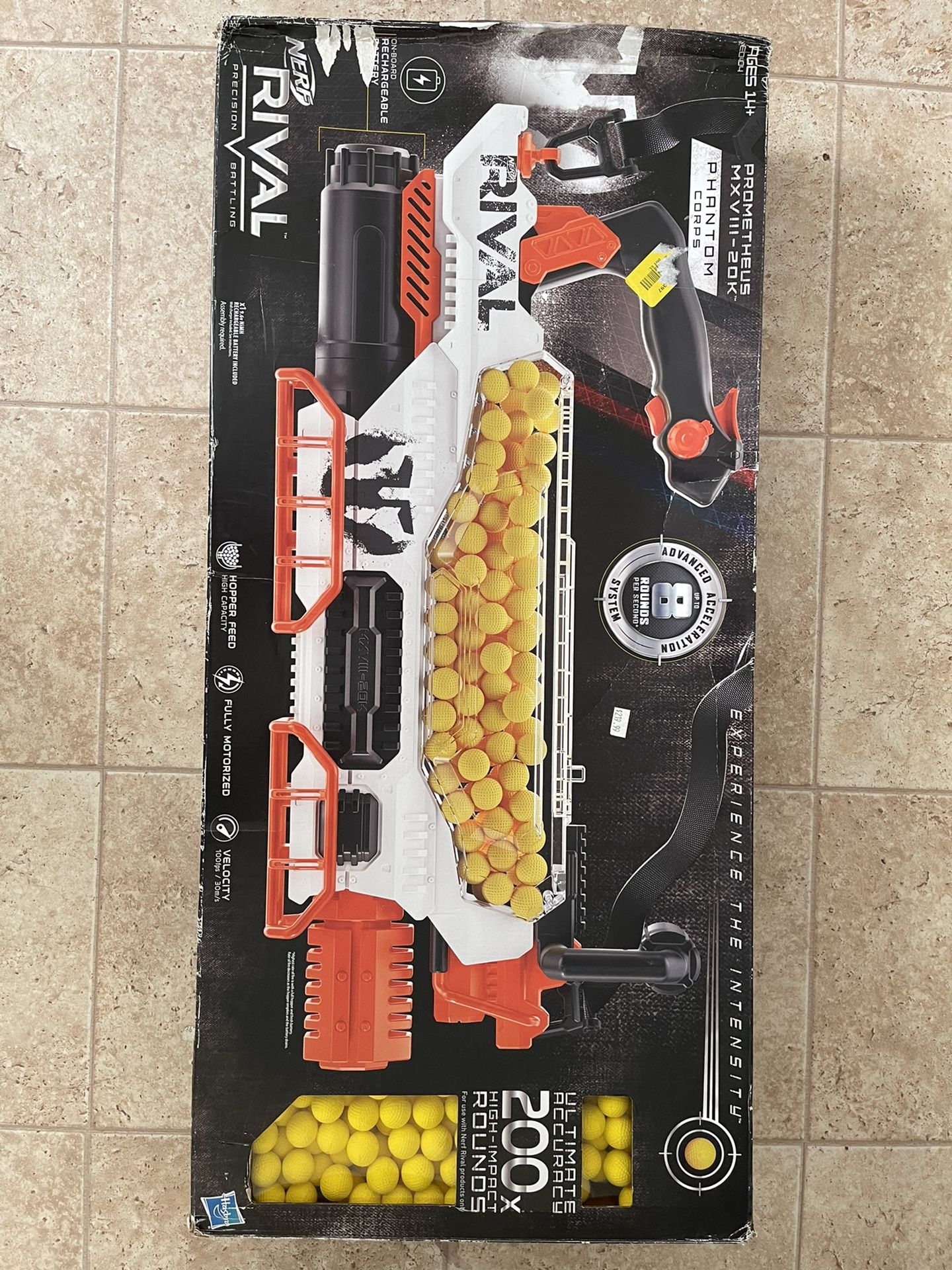 Nerf Rival Prometheus MXVIII-20K Blaster with 200 Rounds