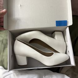 White Polly Pocket Heels 