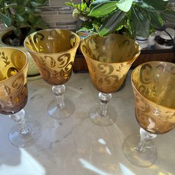 Beautiful carved glasses
