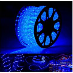 200 FT LED Rope Lights Outdoor, 1440 LED Flexible Tube Lights with 8 Modes, Waterproof LED Rope Lighting (Blue)