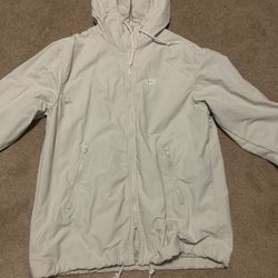 Nike White Wind Breaker 