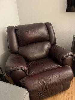 Leather Lazy Boy Recliner Chair