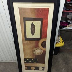 Radius Panel I by Kimberly Poloson Framed Print Wall Art - 18" x 42"
