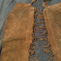 Leather Cowboy Chaps Vintage