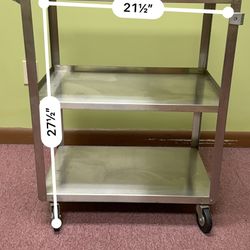 Stainless Steel Serving Cart