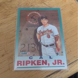 Baseball card Cal Ripken JR