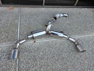 1(contact info removed) Toyota MR2 Turbo Catback Exhaust 4.5′′ Dual Out w/down pipe