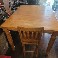 Dinning room table and 8 chairs