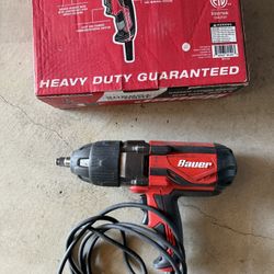 BAUER 8.5 Amp 1/2 in. Impact Wrench with Rocker Switch