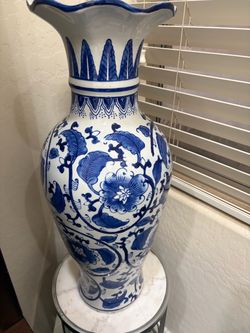 Beautiful tall vase