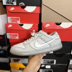 Nike Dunk Low Wolf Grey Pure Platinum size 10 USED But Clean