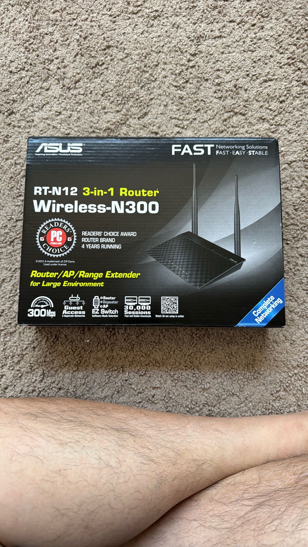 Asus RT-N12 3-in-1 Router Wireless N300