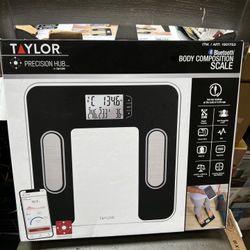 Taylor Smart Body Composition Scale with Precision Hub App