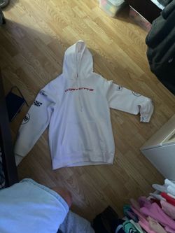 Chemistry Corvette White Graphic Medium Hoodie