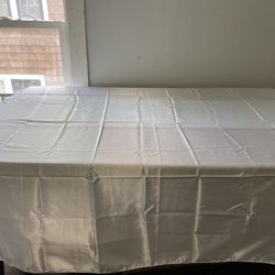  10 White Tableclohs For Rectangle 