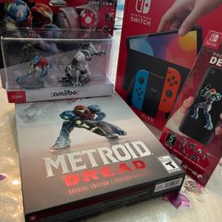 Nintendo Switch OLED Bundle In Hand 