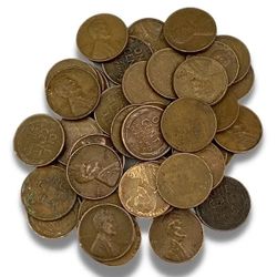 Wheat Penny Roll Pre-1982 Random All 90% Copper