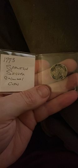 1773 Spanish Silver Colonial Coin