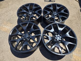 26" Black Wheels Chevrolet/GMC/Cadillac