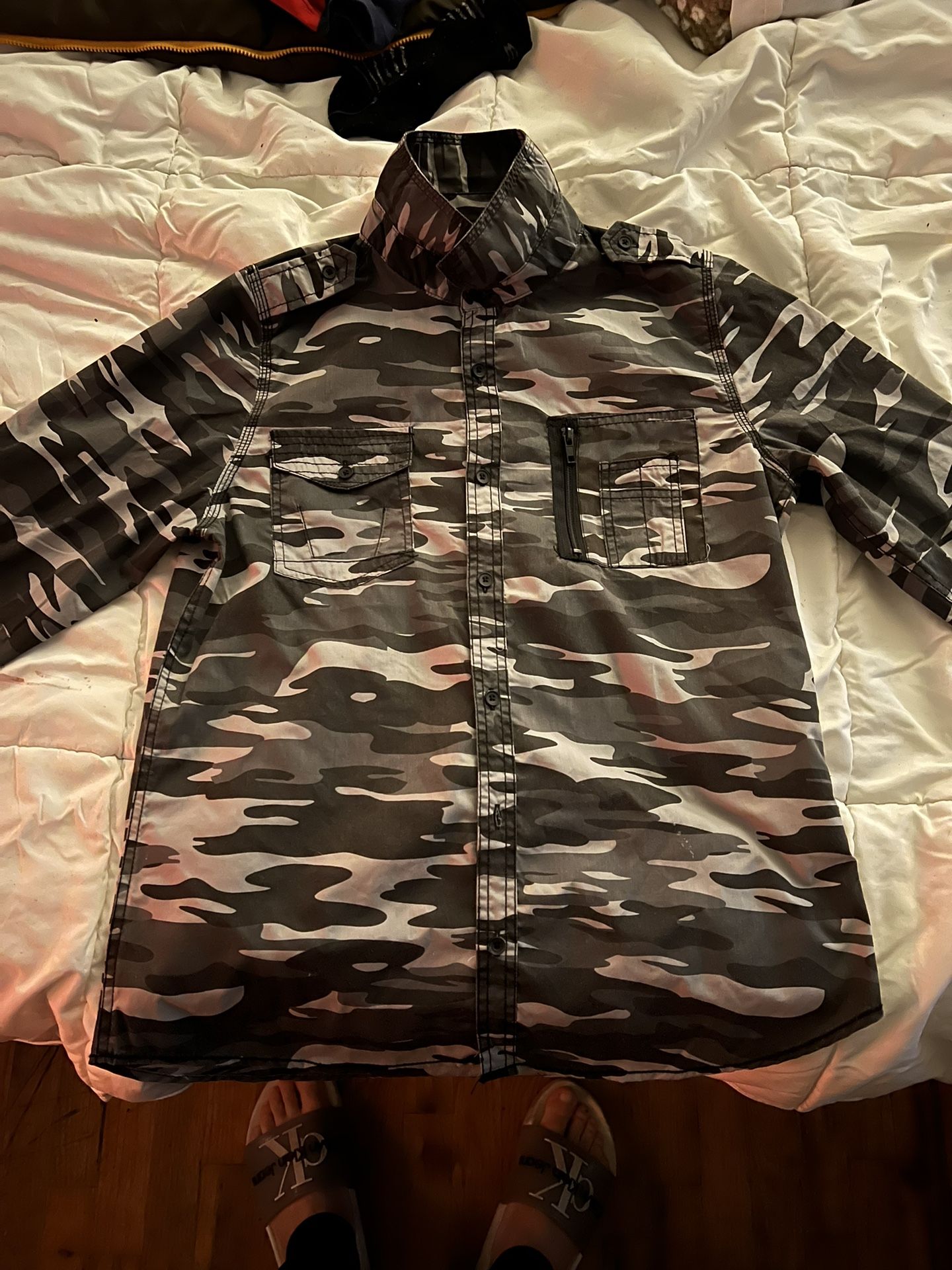 Gray Camo Shirt