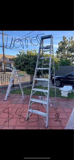 Excellent Condition 8ft and more sizes available Aluminum ladders