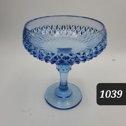 Blue Crystal Candy Dish