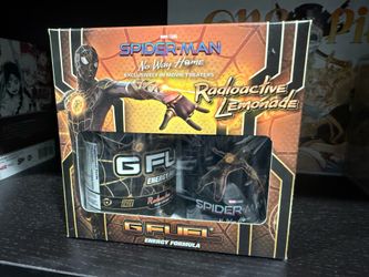 Spiderman Gfuel collectors box radioactive lemonade