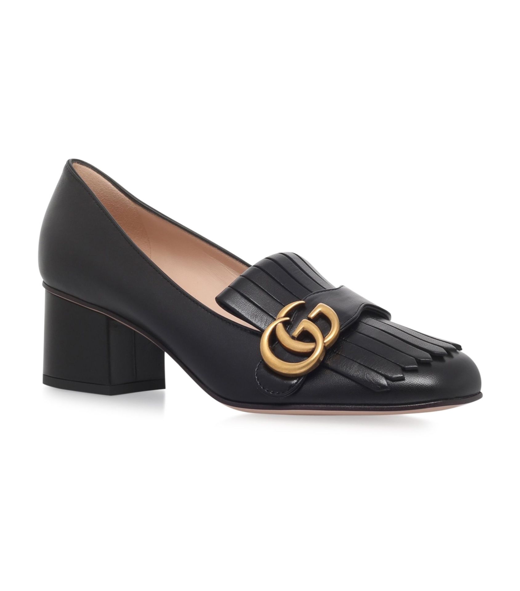 Authentic Gucci Marmont mid heels pumps size 36