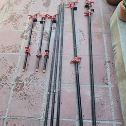 Bessey Pipe Clamps With Pipes
