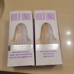 Purple Shampoo And Conditioner Open Never Used