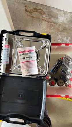 Portable Butane Camping Stove with Case