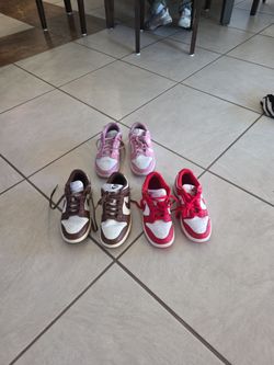 Nike Dunk Low Sneakers – 3 Pairs