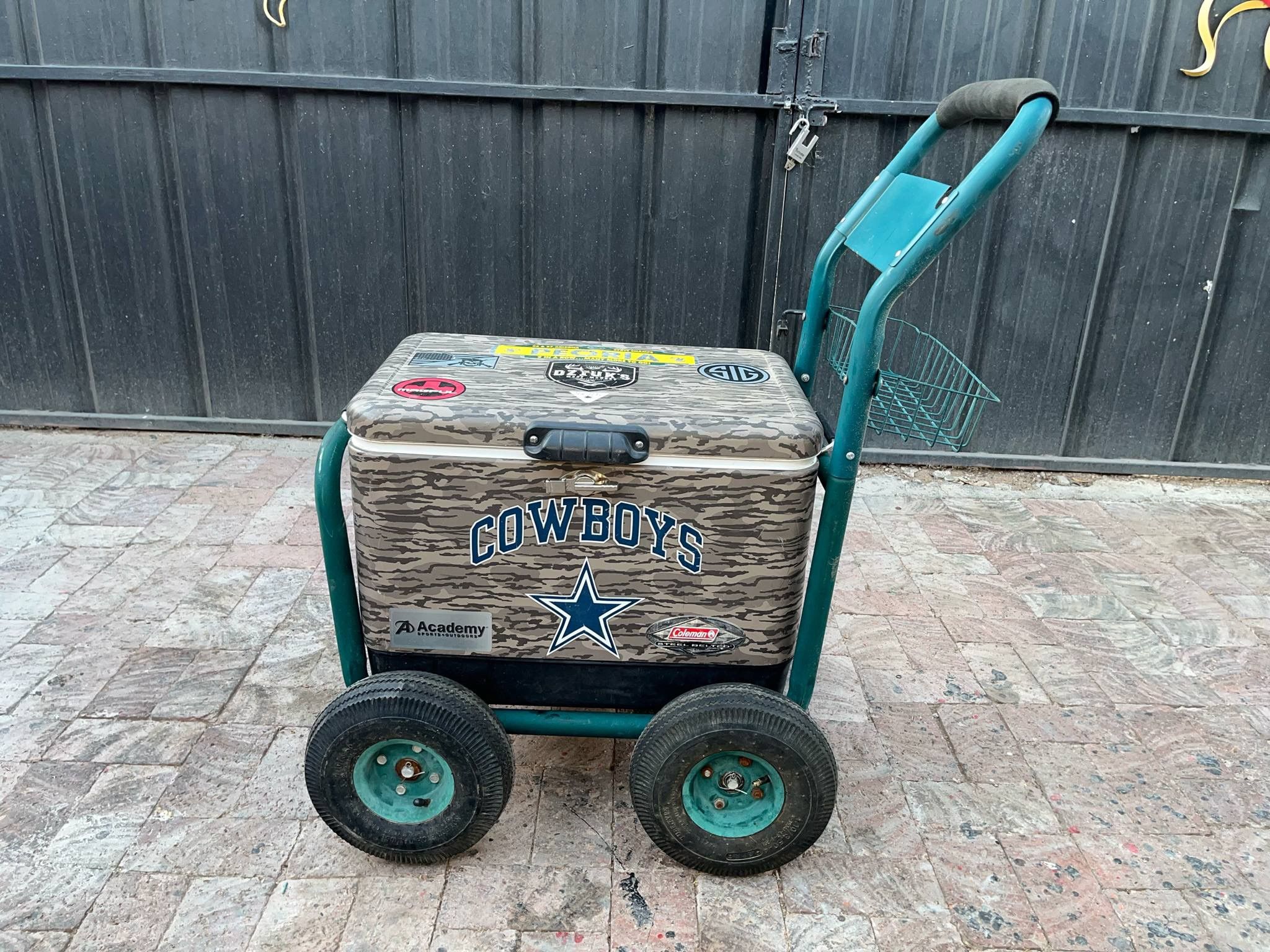 Coleman Steel Belted Cooler Cart Style w/ Air Type Tires