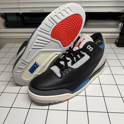 New Nike Air Jordan 3 Retro OG Rare Air Black Men’s size 8.5 IB8967-004 W/O Box