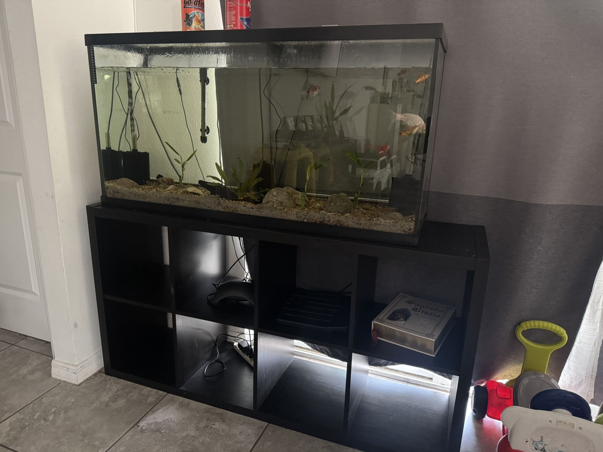 fishtank with stand