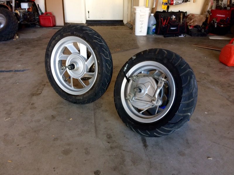 Mini chopper bike street tires (LIKE NEW)