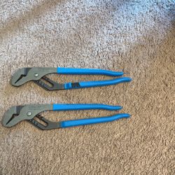 Two Large Channel Lock Brand Channel Locks for Sale in Derby
