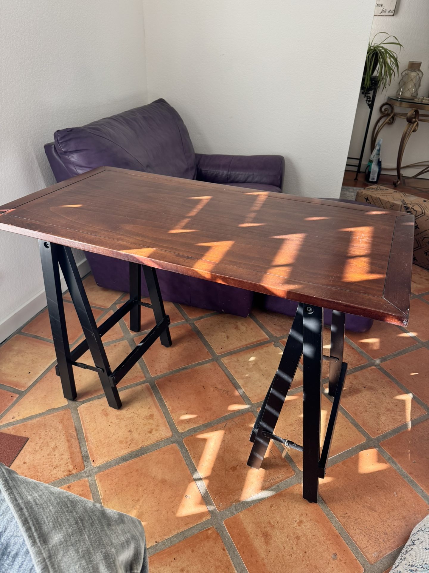 Pier One Saw Horse Desk 