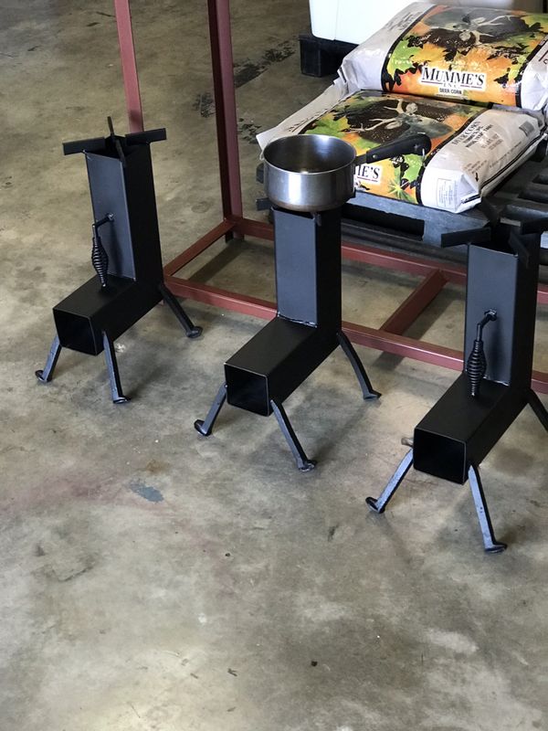 Unique portable rocket stove for sale. Very portable. for Sale in