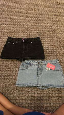 Brand new never warn edikted jean skirts bundle