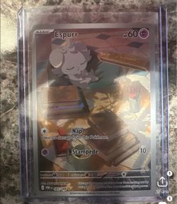 Espurr 095/088 Holo Rare Pokémon Card