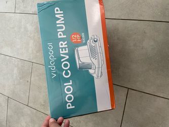 Pool cover pump